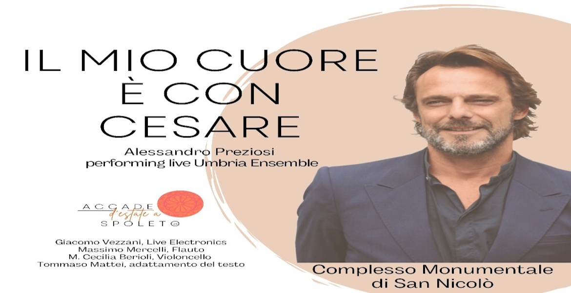 Il mio cuore è con Cesare playbill